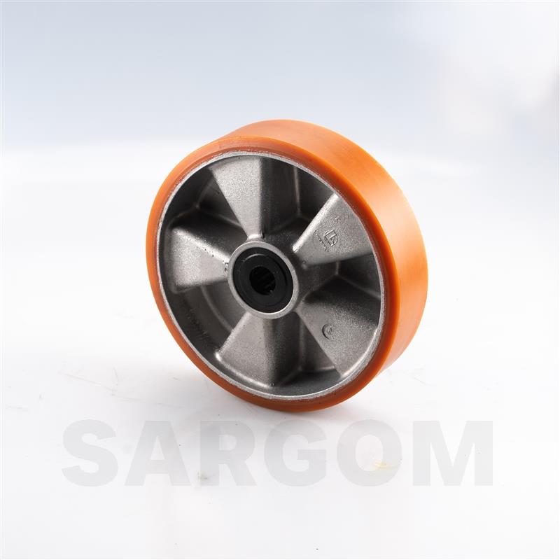 Wheel only - Aluminum + polyurethane