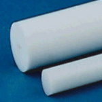WHITE POM ROD - DELRIN/POM C Poly Oxy Methyl